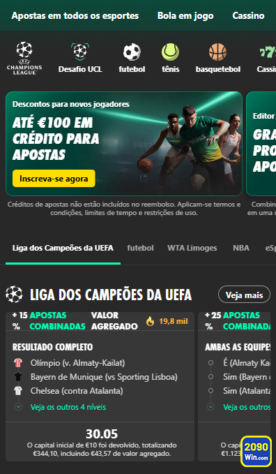 2090win.com - acompanhar em diversos jogos esportivos